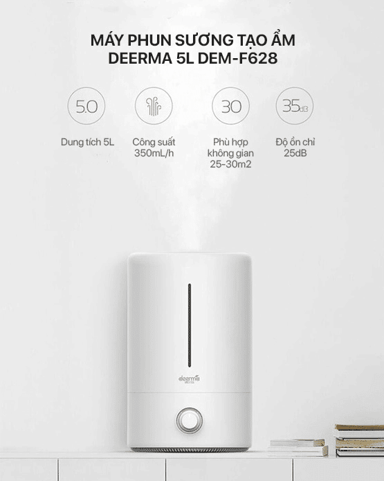 Máy phun sương Xiaomi Deerma DEM F628 - OnlyPlants VN