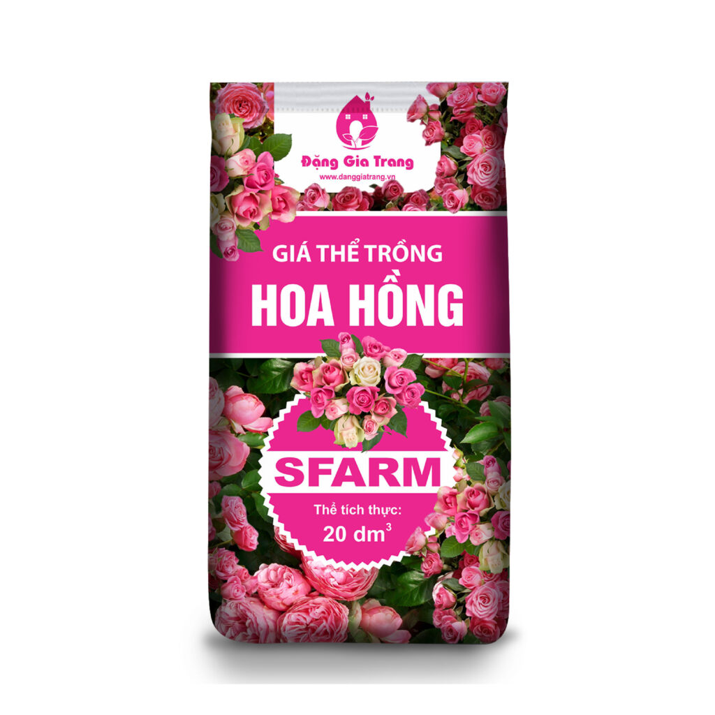 Giá thể trồng hoa hồng Sfarm - OnlyPlants VN